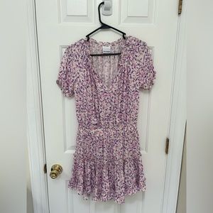 Skylar + Madison Purple Floral Mini Dress
